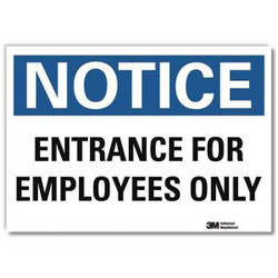 Lyle Notice Sign,10inx14in,Reflctv Sheeting  U1-1057-RD_14X10