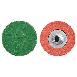 Merit Quick-Change Sand Disc,2 in Dia,TS,PK100 08834167068