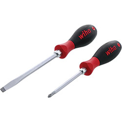 2 Piece SoftFinish X Heavy Duty Slotted and Phillips Screwdriver Set 53082