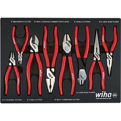 8 Piece Classic Grip Pliers and Cutters Tray Set 34682