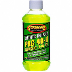 Supercool AC Refrigerants and Lubricant,8 oz,Green 27262D