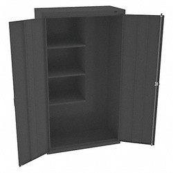 Tennsco Storage Cabinet,64"x36"x18",Black,3Shlv JAN6618DHBK