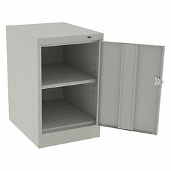 Tennsco Storage Cabinet,30"x19"x24",LtGry,1Shlv 1824LG