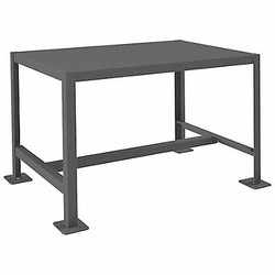 Durham Mfg Fixed Work Table,Steel,36" W,24" D MT243624-2K195