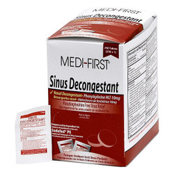 Medi-First Sinus/Allergy Reliever,10mg,PK250 80948