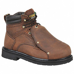Carolina Shoe 6-Inch Work Boot,D,9 1/2,Brown,PR 599