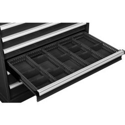 Divider Kit for 4""H Drawer of Global Industrial Modular Drawer Cabinet 36""W x