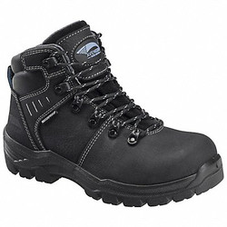 Avenger Safety Footwear 6-Inch Work Boot,M,10,Black,PR 7450