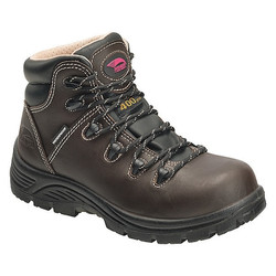 Avenger Safety Footwear 6-Inch Work Boot,W,8 1/2,Brown,PR A7130