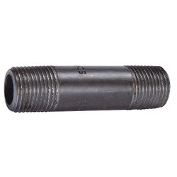 Sim Supply Black Pipe Nipple,Threaded,2-1/2x10 In  91014