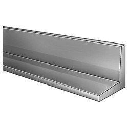 Manufacturer Varies 90 Degree Angle Stock,SS,7 ft Overall L 4A.25X1.5-84