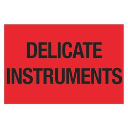 Tape Logic Label,Delicate Instruments,2x3" DL1079