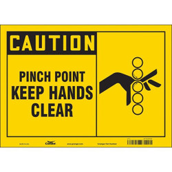 Condor Safety Sign,10 inx14 in,Vinyl 475C05