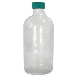 Qorpak Bottle,137 mm H,Clear,60 mm Dia,PK24 GLC-02206