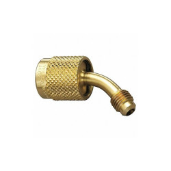 Yellow Jacket Coupler,45 Deg,8 1/2 in L,Brass,800 psi 19208