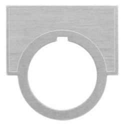 Siemens LegendPlate,EmergencyStp,Red,HalfRound 52NL16R