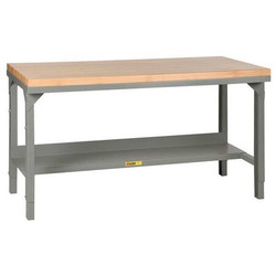 Little Giant Workbench,Butcher Block,72" W,30" D WSJ2-3072-AH