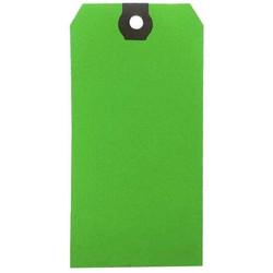 Sim Supply Blank Shipping Tag,Paper,Green,PK1000  61KT23