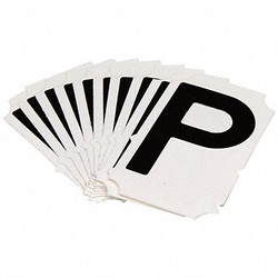 Brady Numbers and Letters Labels, PK 10 5050P-P