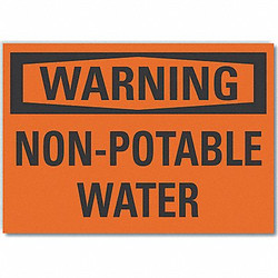 Lyle Warning Sign,7inx10in,Non-PVC Polymer LCU6-0092-ED_10x7