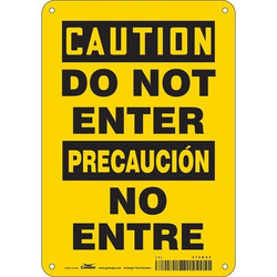 Condor Safety Sign,10 inx7 in,Aluminum 472K43