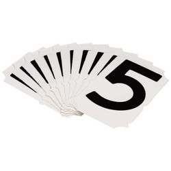Brady Numbers and Letters Labels, PK 10 5050P-5
