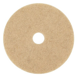 3m Burnishing Pad,17 in Dia,Tan,PK5 3500