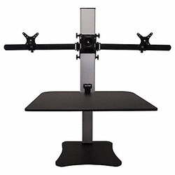 Victor Technology Electric Triple Monitor Standing Desk  DC475