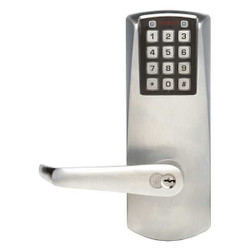 E-Plex Deadbolt Lock,For Best Core,Satin Chrome  E2067BLL62641