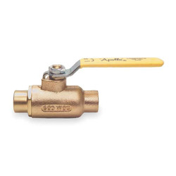 Apollo Valves Bronze Ball Valve,Inline,Sweat,1-1/4 in 7020601