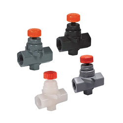 Hayward Flow Control CPVC Needle Valves/FPM O-Ring, PTFE Seat NVA2050T