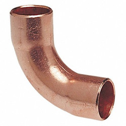 Nibco 90 Deg Elbow,Wrot Copper,1-1/4"x1",CxC 607LTR 11/4X1