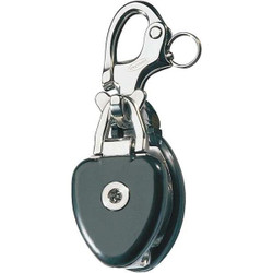 Ronstan Pulley Block,Snap Shackle,5/8" Rope dia RF6730
