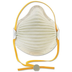 Airwave N95 Disposable Particulate Respirators, Small, Dura-Mesh, SmartStrap