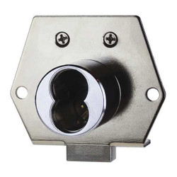 Ccl Interchang Core Dead Bolt,Silv,Rectang 72716