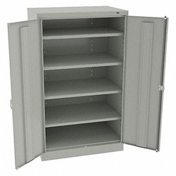 Tennsco Storage Cabinet,60"x36"x24",LtGry,4Shlv 6024DHLG