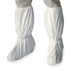 Dupont Boot Covers,XL,White,ISO 6,PK100  IC458BWHXL01000C