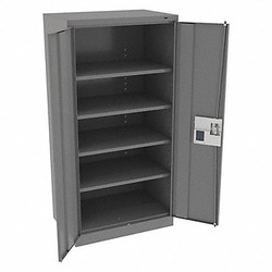 Tennsco Storage Cabinet,72"x36"x24",MdGry,4Shlv 7224ELMG