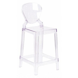 Flash Furniture Tear Back Ghost Counter Stool OW-TEARBACK-24-GG
