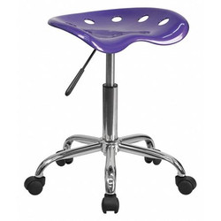 Flash Furniture Tractor Seat And Chrome Stool,Violet LF-214A-VIOLET-GG