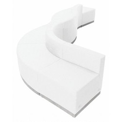 Flash Furniture Reception Set,6 pcs.,White Leather ZB-803-580-SET-WH-GG