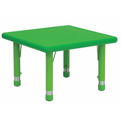 Preschool Activity Table,Square,Green