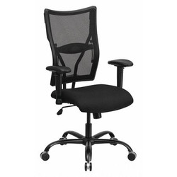 Flash Furniture High Back Chair w/Arms,Big and Tall,Blk WL-5029SYG-A-GG