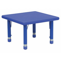 Preschool Activity Table,Square,Blue