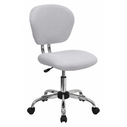 Flash Furniture Mid-Back Task Chair,White H-2376-F-WHT-GG