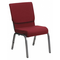 Flash Furniture Fabric Church Chair,Silver Frame,Brgundy XU-CH-60096-BY-SILV-GG
