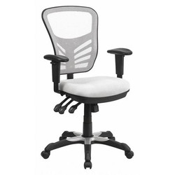 Flash Furniture Mid-Back Exec Chair,White HL-0001-WH-GG