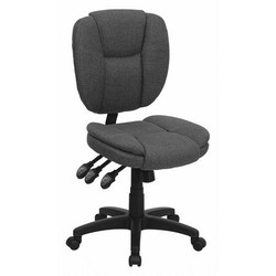 Flash Furniture Gray Mid-Back Task Fab Chair GO-930F-GY-GG
