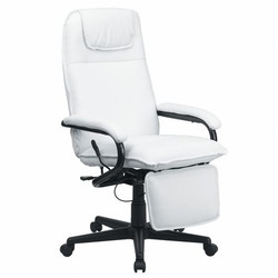Flash Furniture White Reclining Exec Chair BT-70172-WH-GG