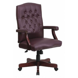Flash Furniture Burgundy High Back Exec Chair 801L-LF0019-BY-LEA-GG